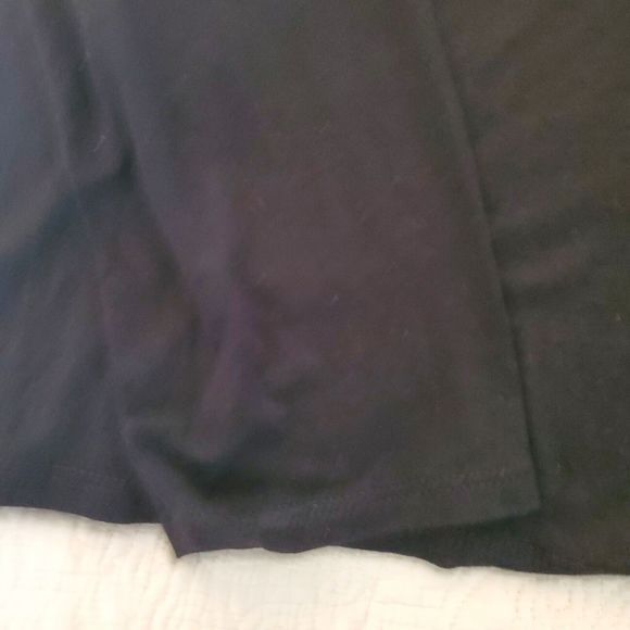 Coldwater Creek Sweater Womens XL BLACK Pullover Knit Stretch V Neck Lightweight - Picture 4 of 10